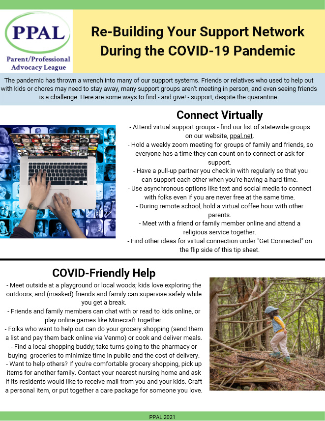 Re-Building Your Support Network During the COVID-19 Pandemic
