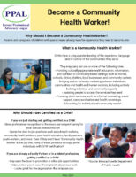 Become a Community Health Worker!