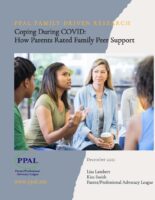 Coping During COVID: How Parents Rated Family Peer Support