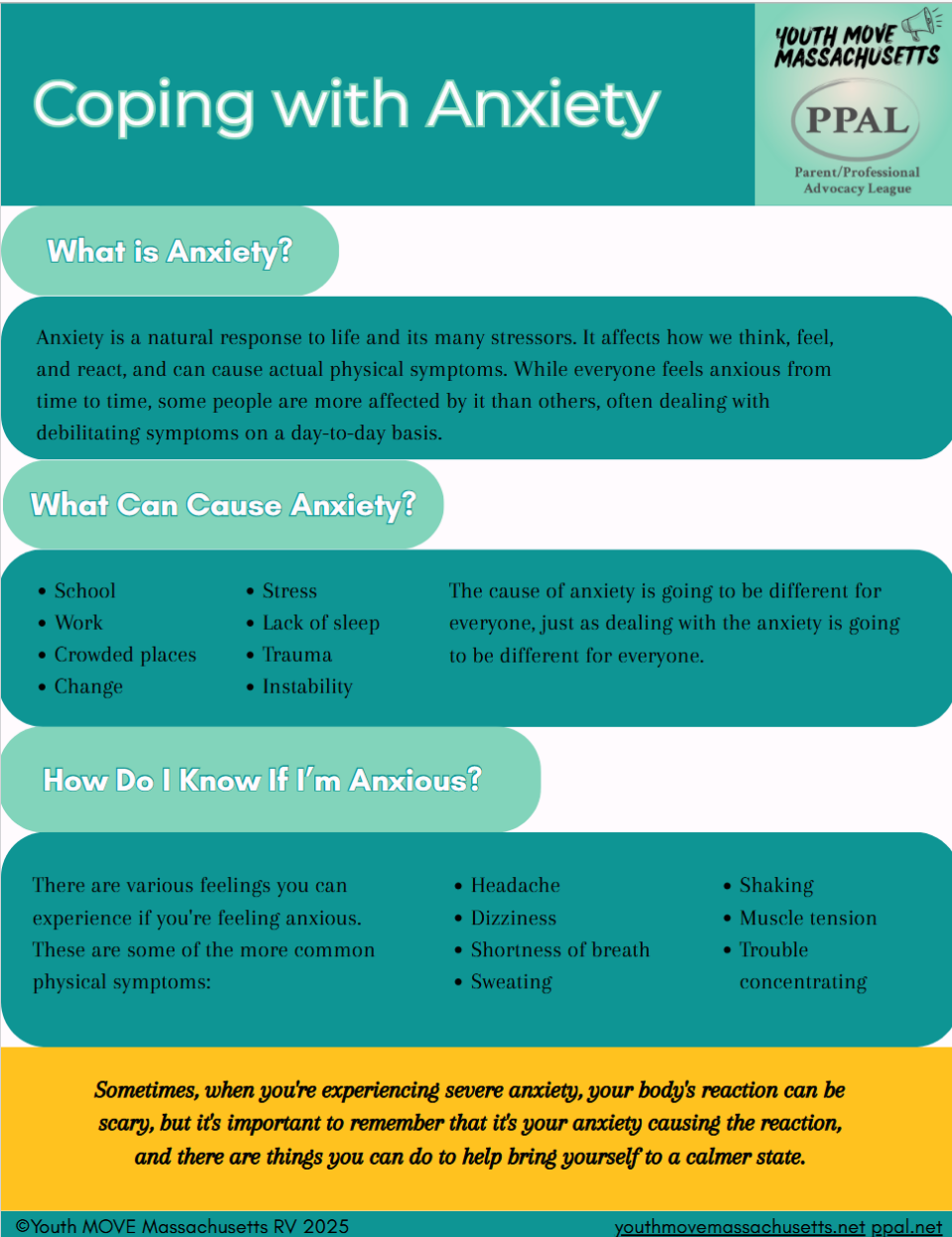Coping with Anxiety